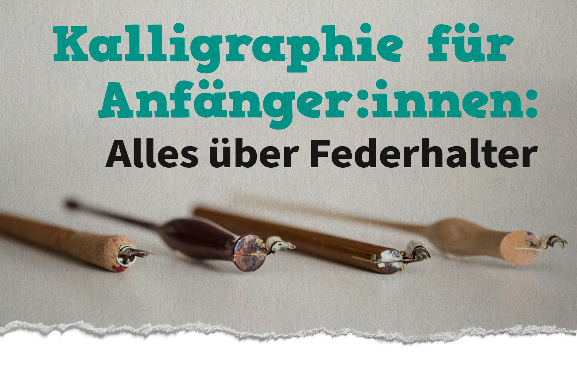 Kalligraphie Federhalter Infos