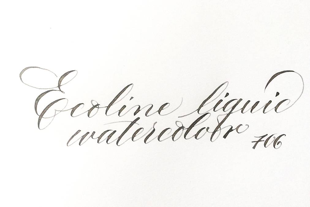 test ecoline kalligraphie
