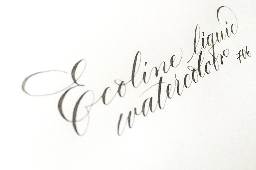 test ecoline kalligraphie
