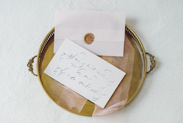 ballerina bride kalligraphie