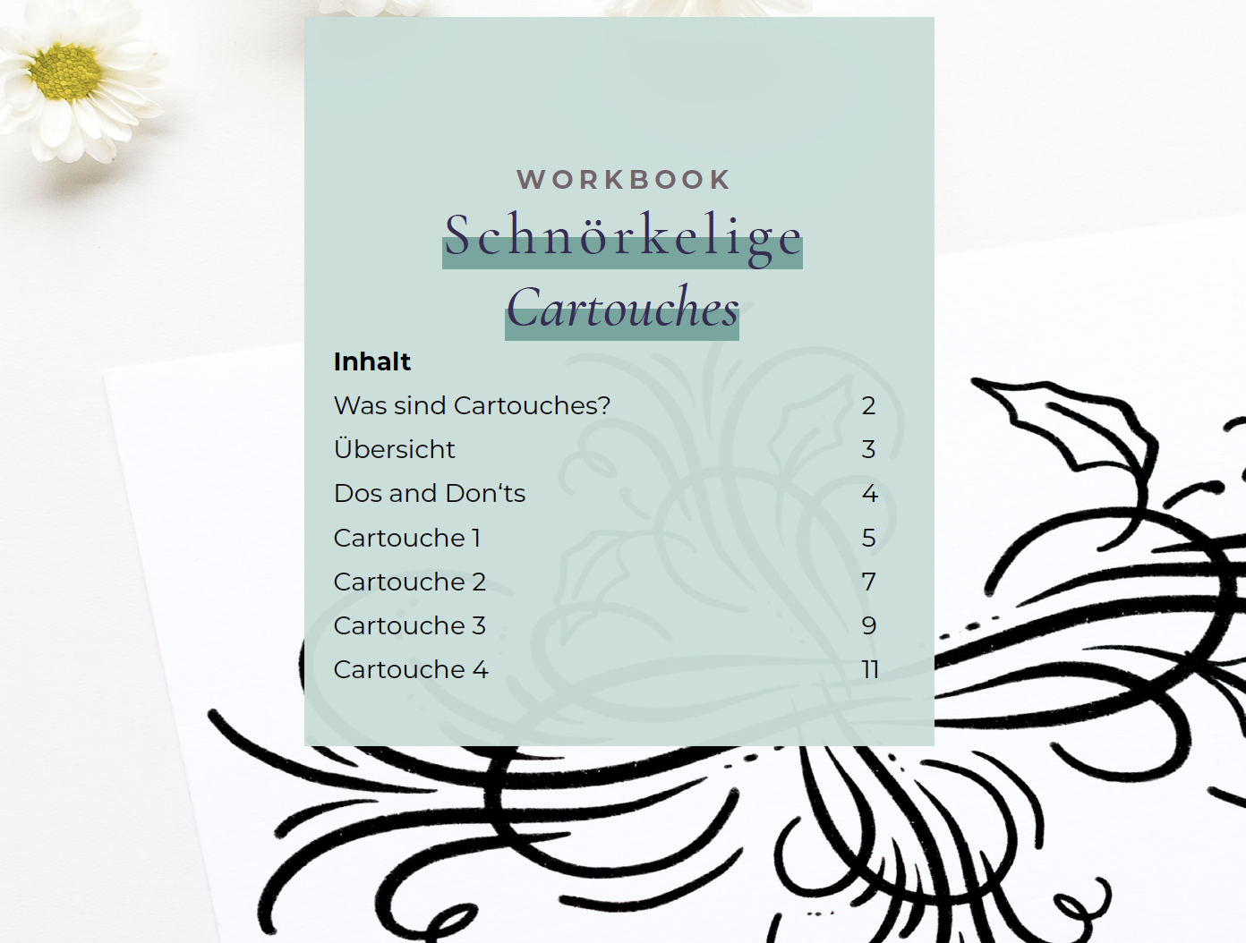 Workbook: Schnörkelige Cartouches – Bild 4
