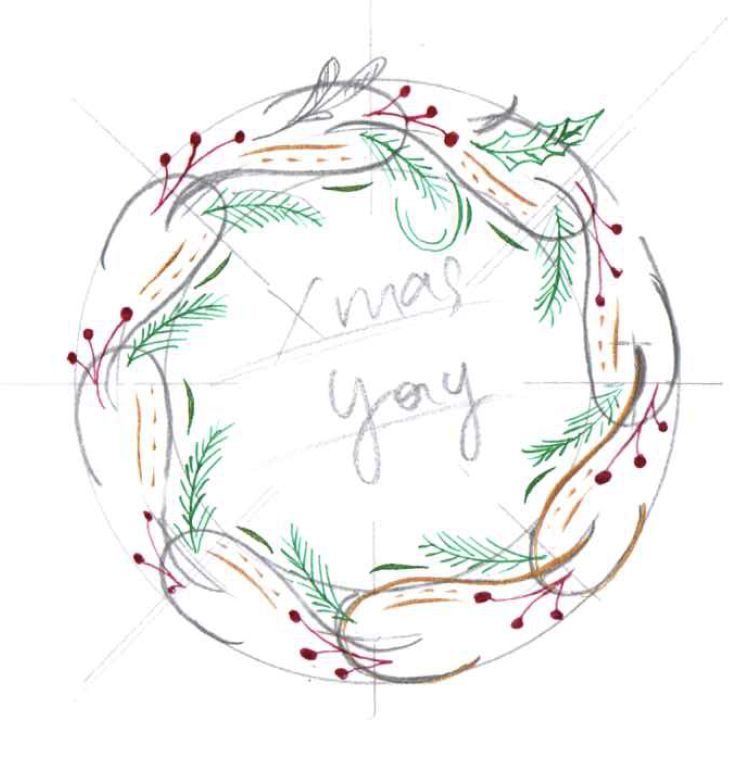 Live Online-Workshop Weihnachtsschnörkel (1.12.2024) – Bild 2