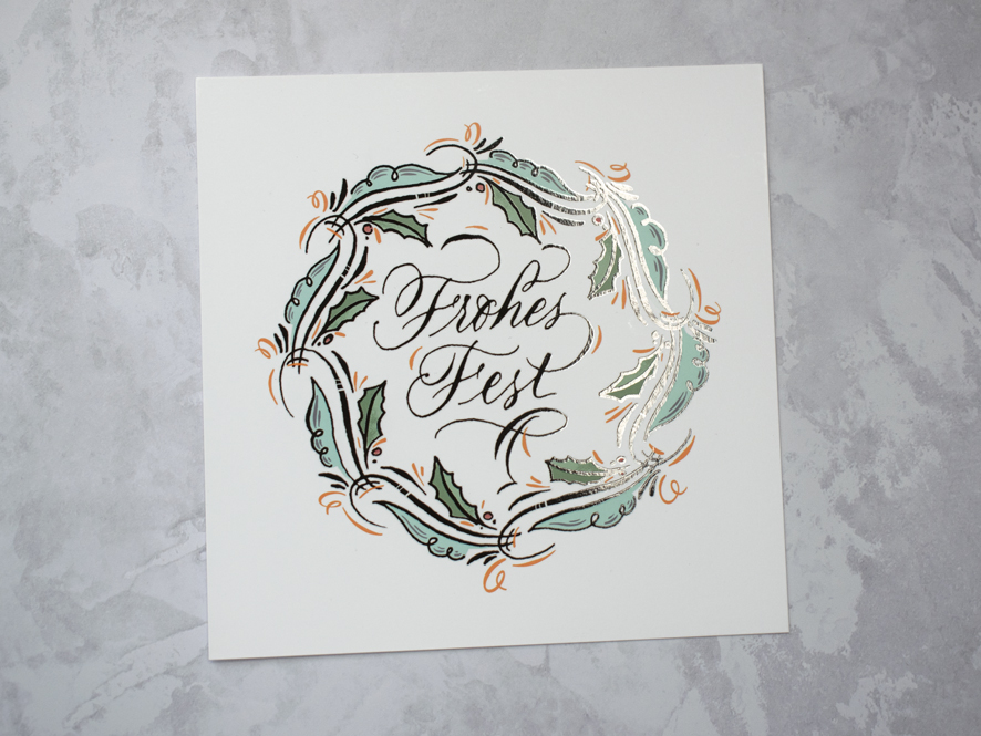 Live Online-Workshop Weihnachtsschnörkel (1.12.2024) – Bild 6