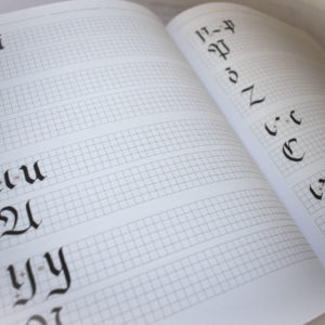 kalligrafie alphabete buch