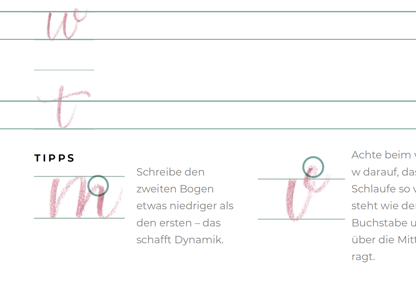 buntstift kalligraphie