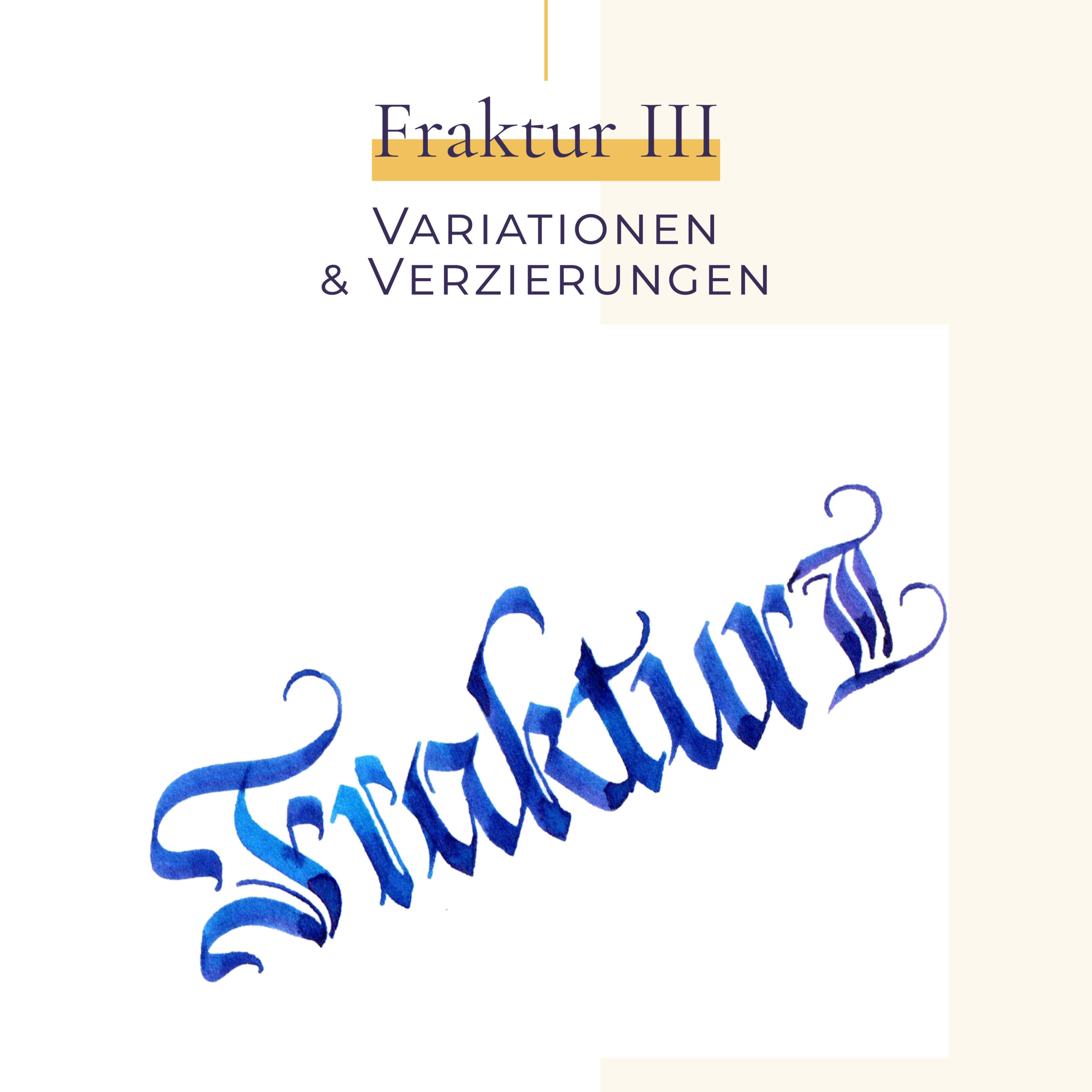 fraktur workshop