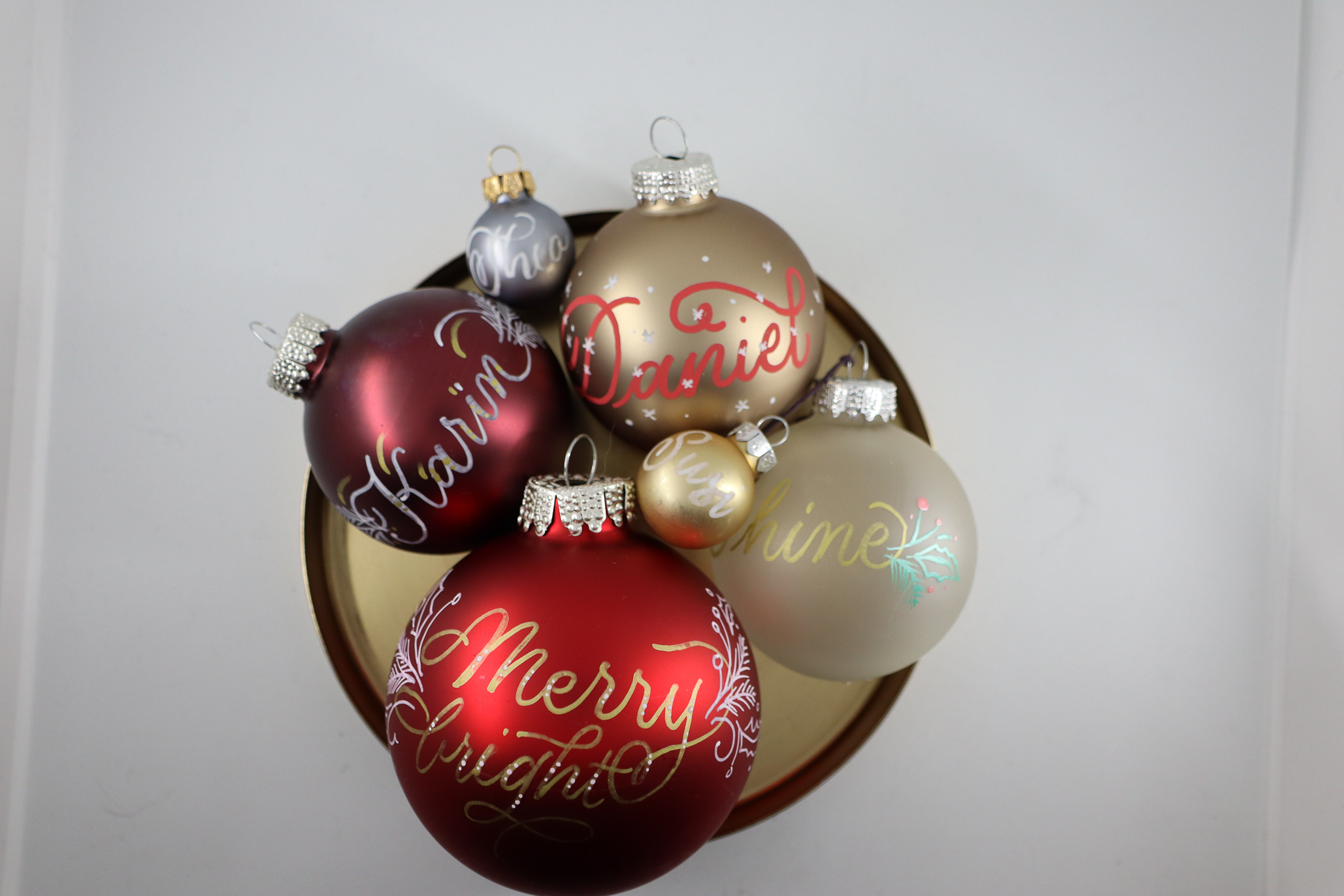 Personalisierte Weihnachtskugel-1